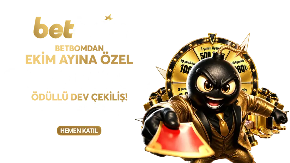 Betbom 1.000.000 ₺ Ödüllü Dev Çekiliş kampanya görseli