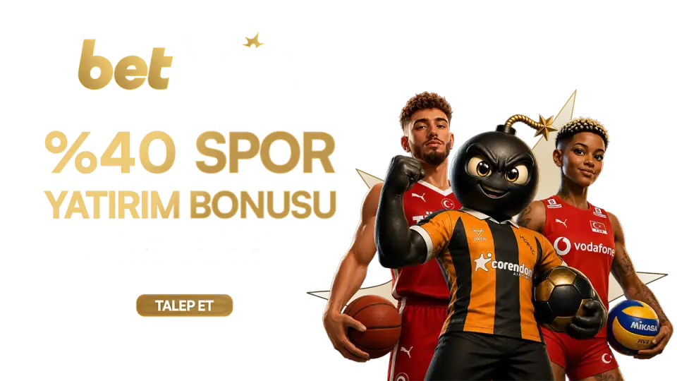 Betbom %40 Spor Yatırım Bonusu kampanya görseli